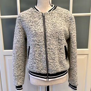 GLAMOROUS boucle bomber jacket- Small